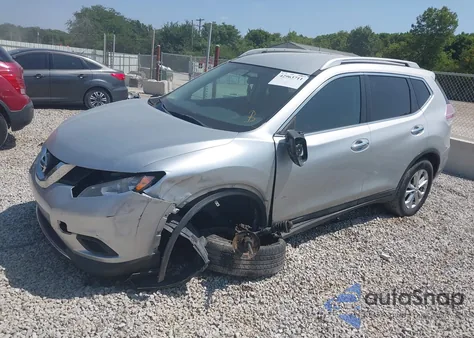 2014 Nissan Rogue S/Sl/Sv из США, поврежденный, VIN 5N1AT2MV9EC837392